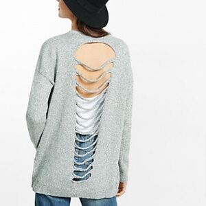 Express slash back cardigan sweater. Xsmall.